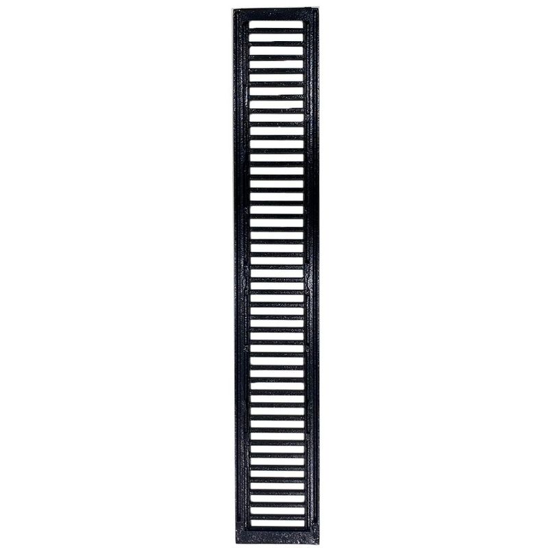 Conjunto-Grelha-Pedestre-Aluminio-Preto-10X50cm-LGMAIS