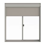 Janela-Persiana-2-Folhas-Blackout-de-Tecido-Aluminio-Branco-120x120cm