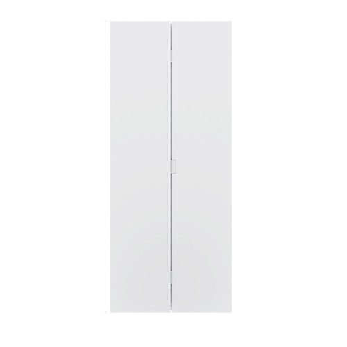 Folha de Porta Camarão Colméia Lisa Primer Branco s/Ferragens 210x62cm