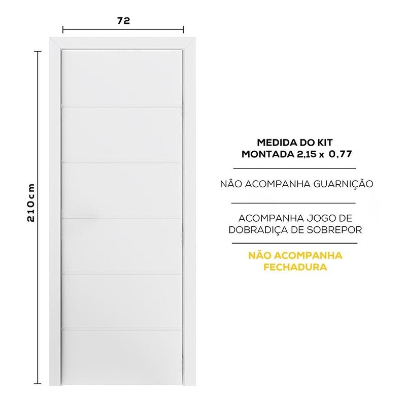 Kit-Porta-MDP-Bella-Branco-Reversivel-sem-Fechadura-Bt-12-210x72cm