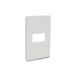 Placa-1-Posto-4x2-sem-Suporte-Branca-Orion