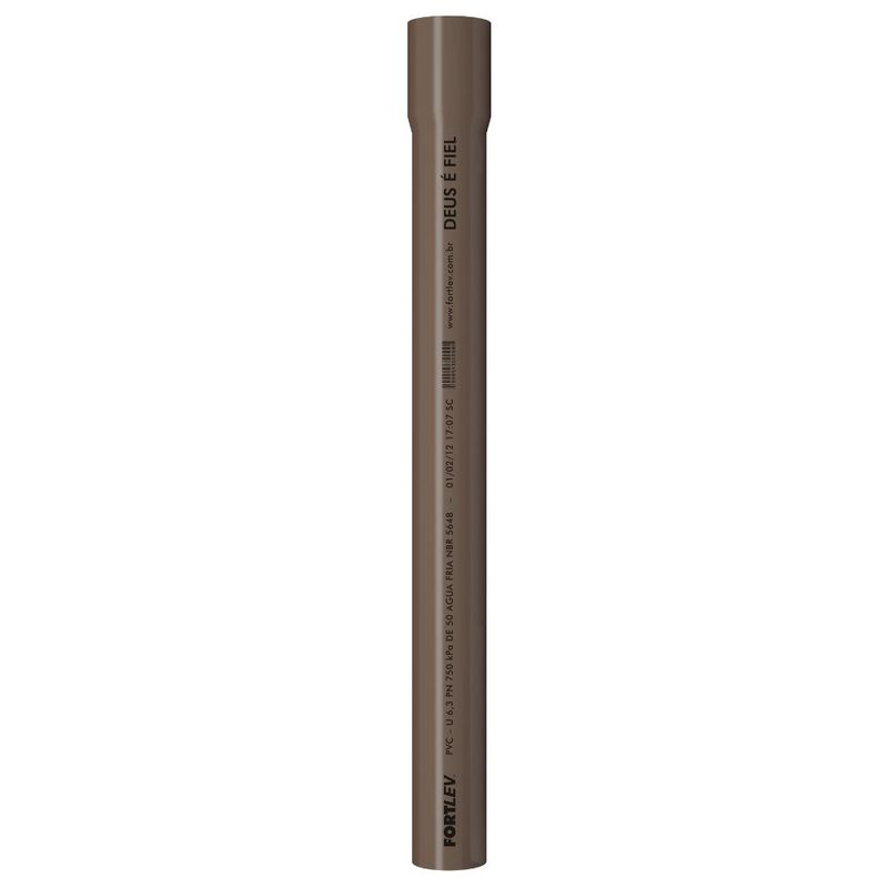 Tubo-Soldavel-Agua-Fria-PVC-Marrom-20mm-6m-Fortlev