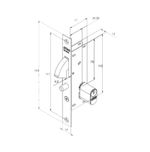 Fechadura-Externa-Bico-de-Papagaio-Porta-de-Correr-940-265mm-Cromada