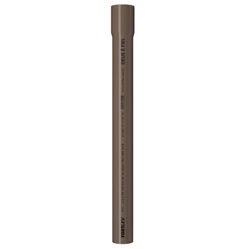 Tubo-Soldavel-Agua-Fria-PVC-Marrom-32mm-6m-Fortlev