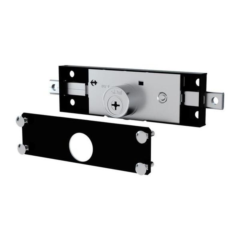Fechadura-Externa-Porta-de-Enrolar-Tetrachave-1201-Preto-Fosco
