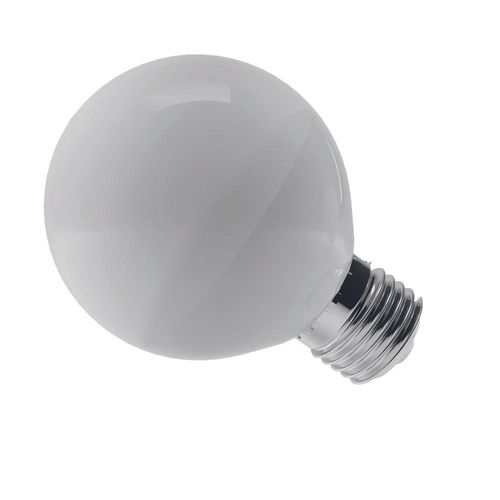 Lâmpada de LED Mini Balloon Leitosa 8W E27 800 Lúmens Luz Amarela