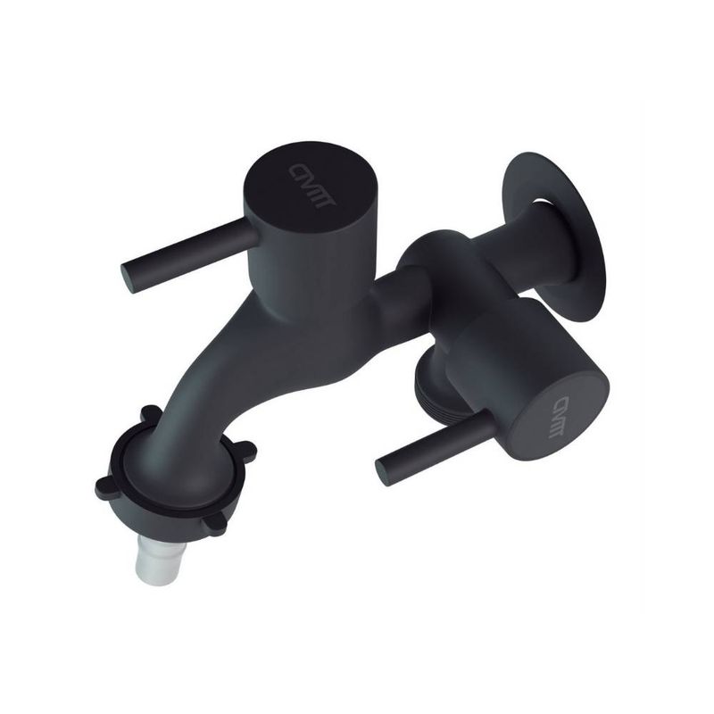 Torneira-para-Maquina-de-Lavar-3-4-Metal-Preto-Fosco