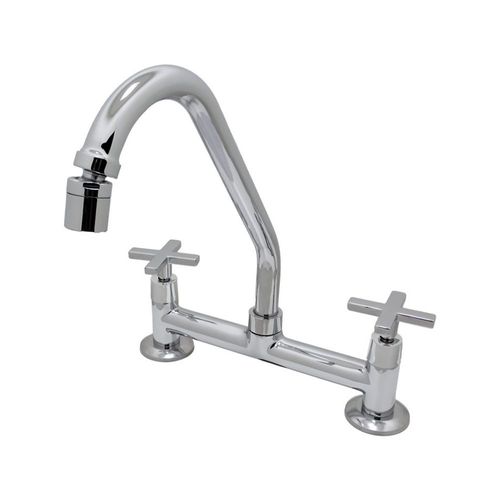 Misturador para Cozinha Mesa 1/4V Bica Alta Cromado 3369 c/Articulador