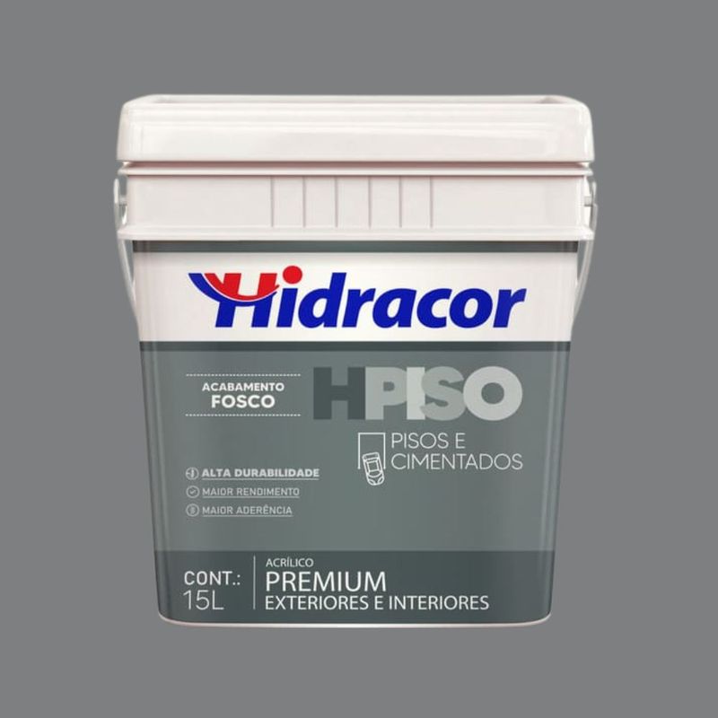 Tinta-Premium-Acrilica-Fosco-HPiso-Cinza-15L-Hidracor