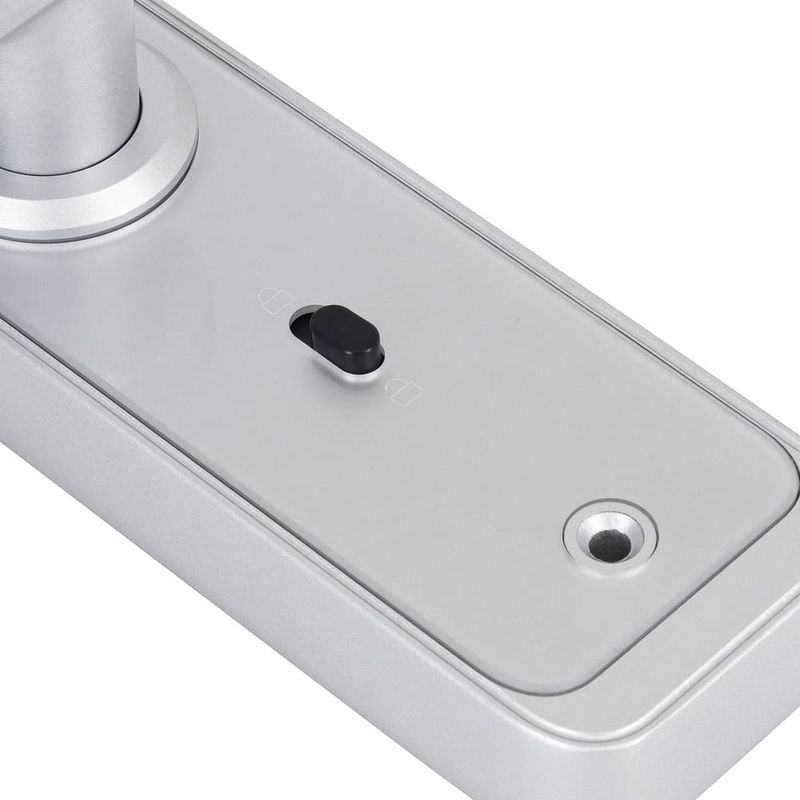 Fechadura-Digital-de-Embutir-com-Biometria-e-Wifi-DE4000B-Prata