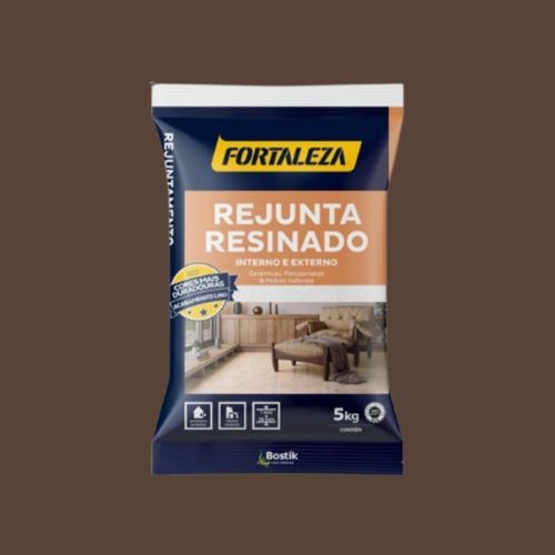 Rejunte Resinado Porcelanato Café 5kg Fortaleza