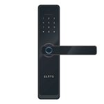 Fechadura-Digital-de-Embutir-com-Biometria-e-Wifi-DE4000B-Preto