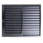 Veneziana-3-Folhas-sem-Grade--Aluminio-Preto-100x150cm