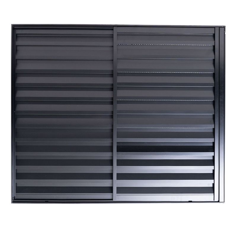 Veneziana-3-Folhas-sem-Grade--Aluminio-Preto-100x150cm