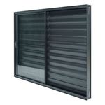 Veneziana-3-Folhas-sem-Grade--Aluminio-Preto-100x150cm