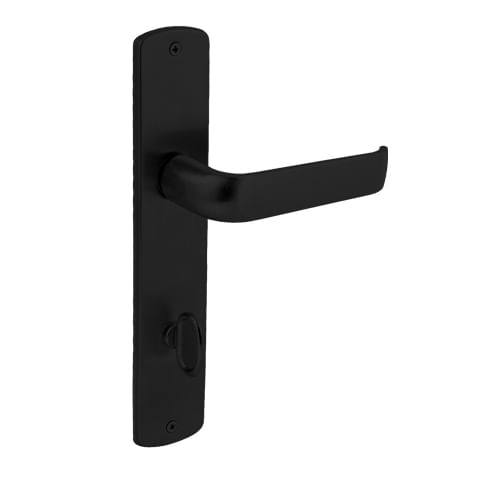 Fechadura Banheiro Victoria Espelho Preto 502649 40mm Zamac Epoxi