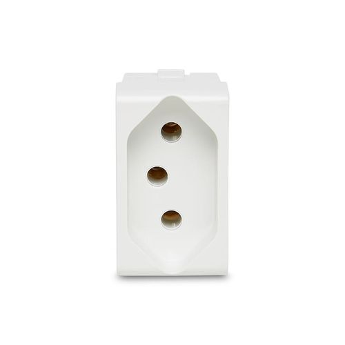 Módulo Tomada 2P+T 10A/250V Branco Lunare