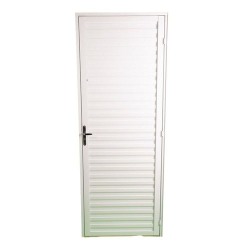 Porta Palheta Alumínio Branco Direito 210x60cm