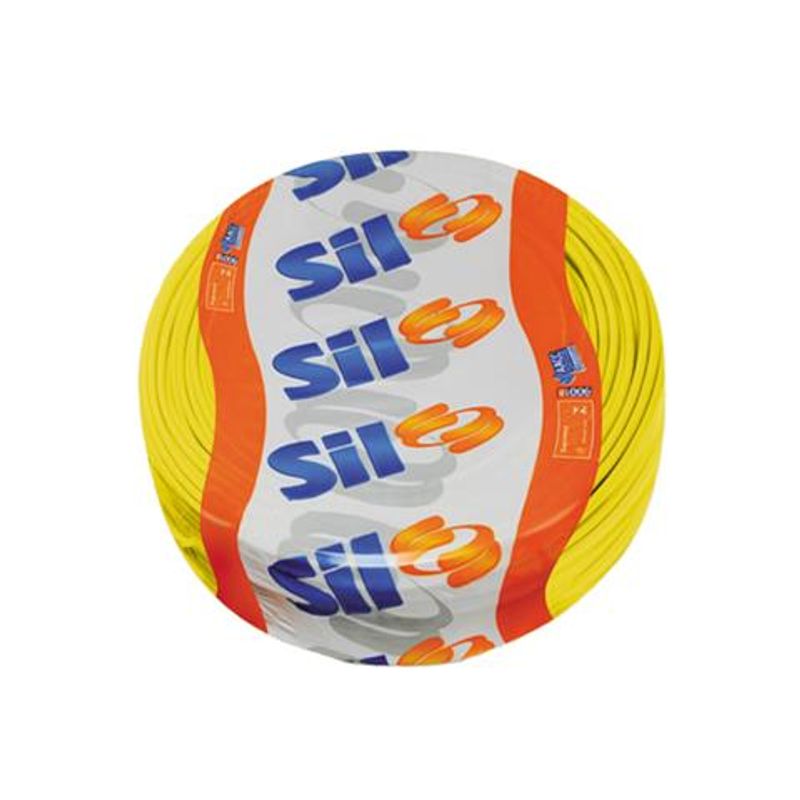 Cabo-Flexivel-15mm²-750V-Amarelo-Sil-10-Metros