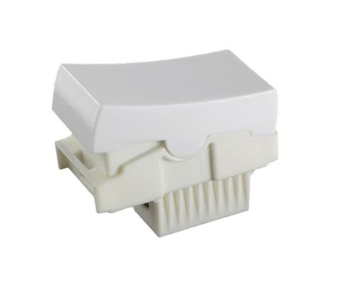 Módulo Interruptor Simples 10A/250V Branco Slim