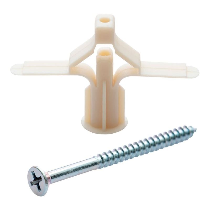 Parafuso-Madeira-Philips-42x55mm-com-Bucha-Fly-3-Nylon-2-Unidades