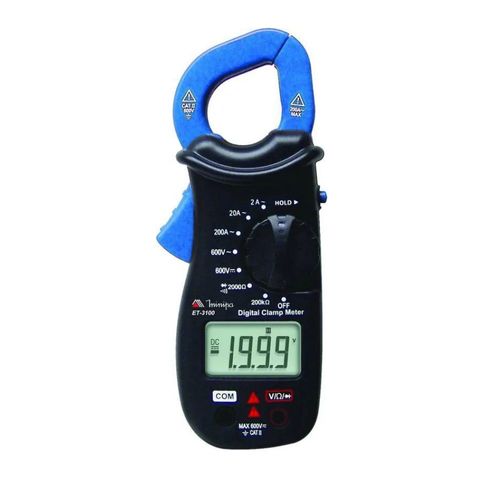 Alicate Amperimetro Cat ll-600V Et3100