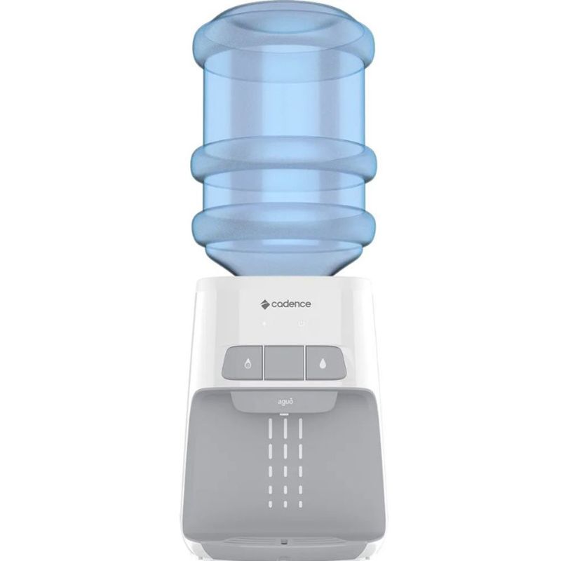 Bebedouro-de-Mesa-para-Garrafao-Branco-com-Cinza-Aguo-Bivolt-Cadence
