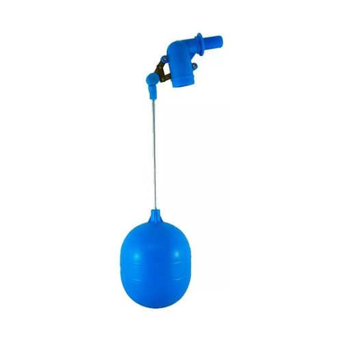 Torneira Boia Plástica com Balão Plástico Azul Vazão Total 3/4" Garden