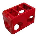 Kit-Condulete-PVC-3-4-3-Postos-2-Conectores-5-Tampoes-Equille-Vermelho