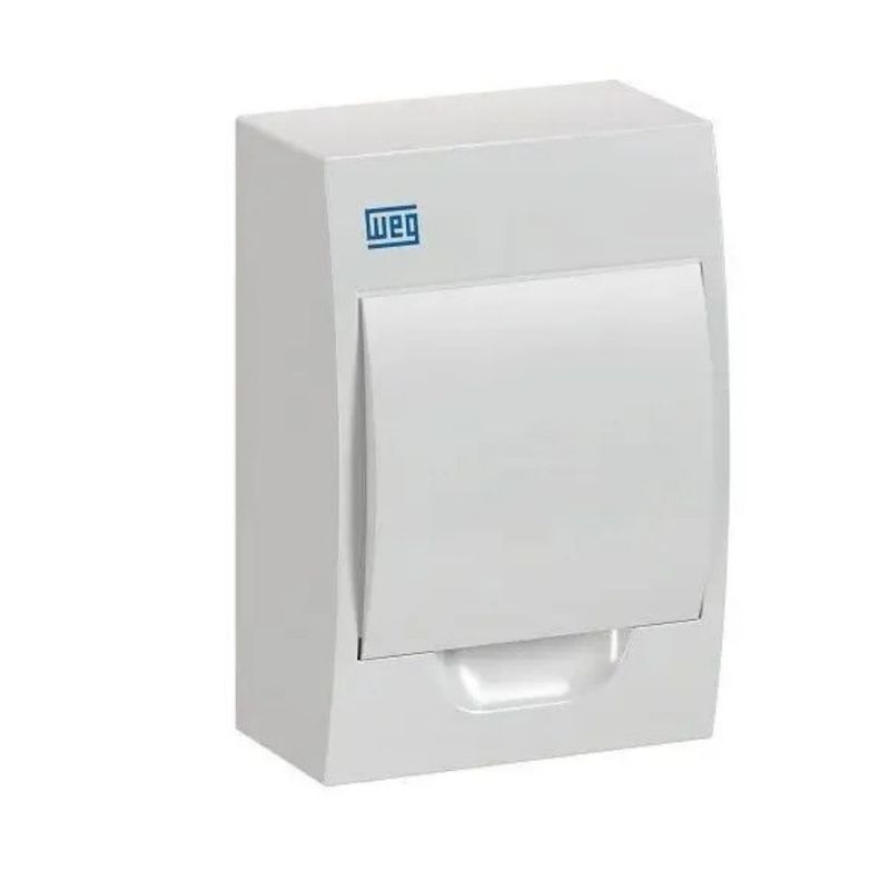Quadro-PVC-Disjuntor-Sobrepor-sem-Barramento-para-6-Disjuntores-Branco