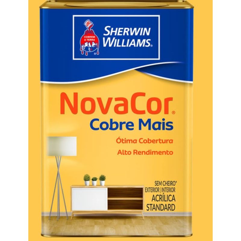 Tinta-Standard-Acrilica-Fosco-Novacor-Cobre-Mais-Amarelo-Sol-18L