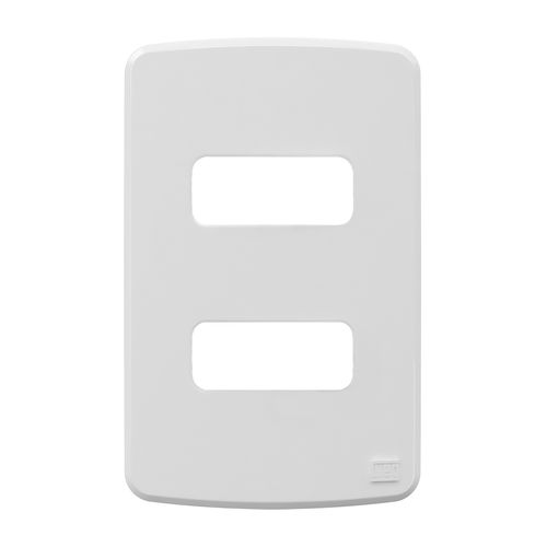 Placa 2 Postos 4x2 sem Suporte Branca Composé
