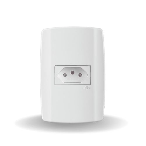 Conjunto Tomada 2P+T 20A/250V 4x2 Branco Slim