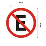 Placa-em-Poliestireno-45x45cm---Proibido-Estacionar