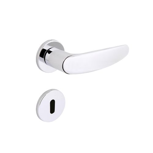 Fechadura Interna Roseta Redonda Polo 40mm Cromado