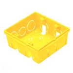 Caixinha-de-Embutir-4x4-PVC-Amarela-Tramontina