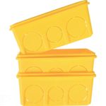 Caixinha-de-Embutir-4x4-PVC-Amarela-Tramontina