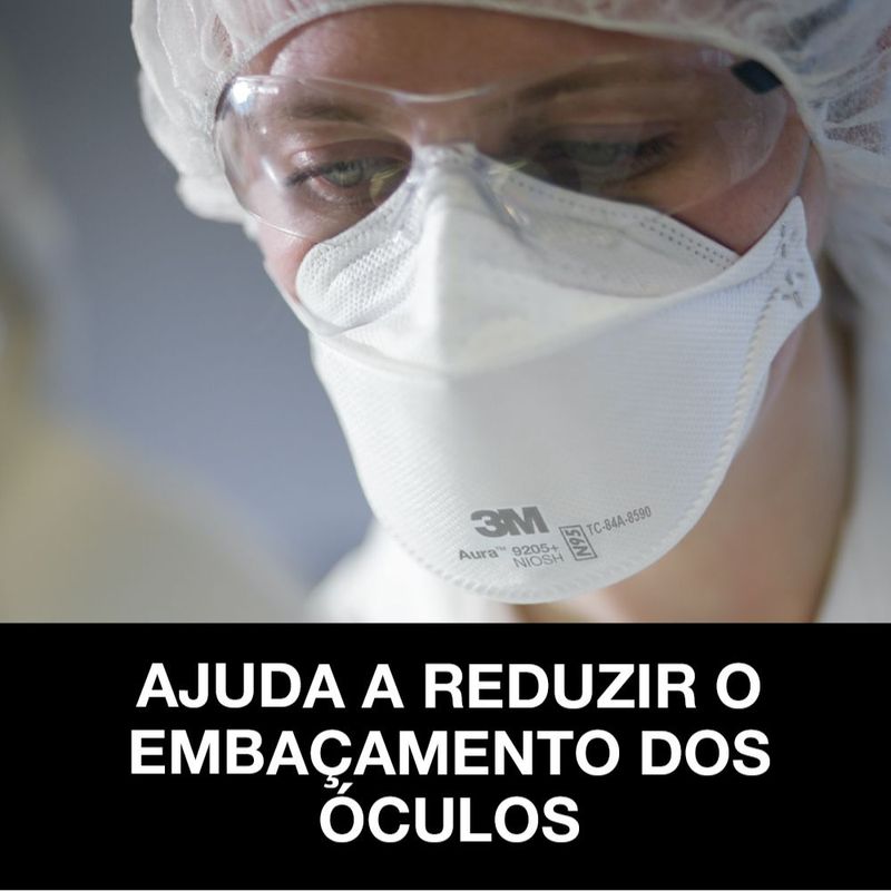Mascara-Respiratoria-PFF2-sem-Valvula-Aura-3M
