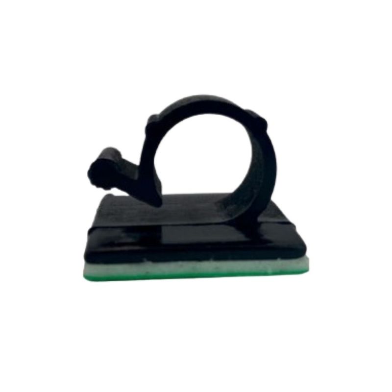 Clip-Adesivo-13mm-Preto-Sforplast-25-Pecas