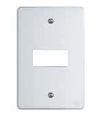 Placa-1-Posto-4x2-Branca-Equille