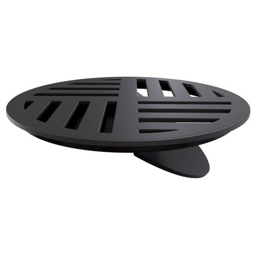 Grelha Redonda Fecho Automático Max ABS Preta 10cm DN100 Estrela