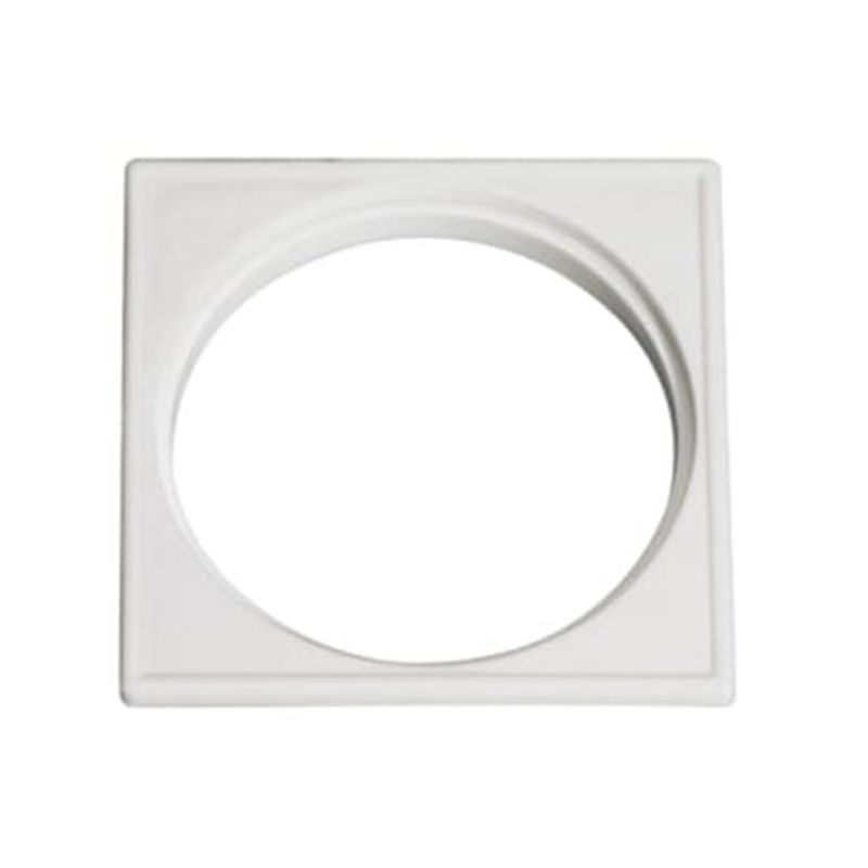 Porta-Grelha-Quadrado-para-Grelha-Redonda-PVC-Branco-DN100-Luconi