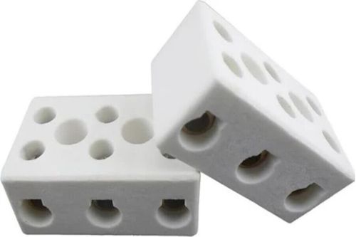 Conector Porcelana 10mm² Médio 3 Pólos FC