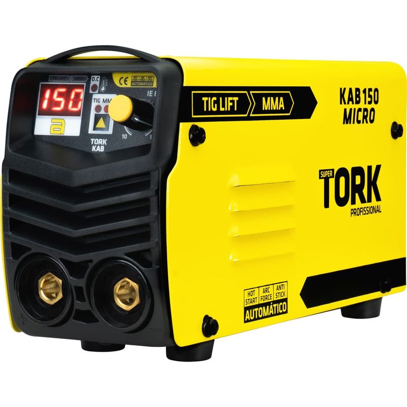 Inversora-de-Solda-150A-Eletrodo-TIG-KAB-150-MICRO-Bivolt-SuperTork