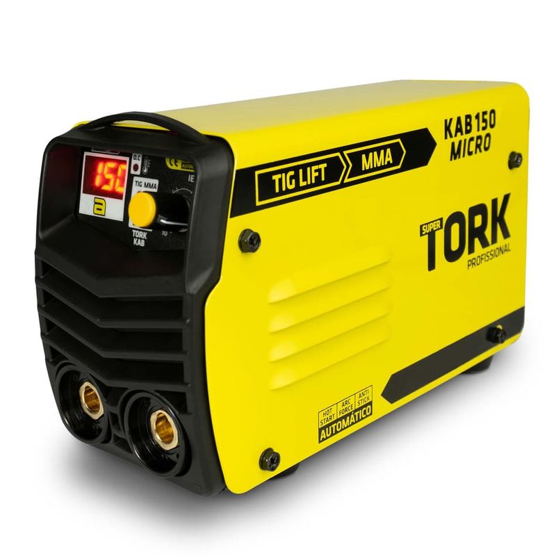 Inversora-de-Solda-150A-Eletrodo-TIG-KAB-150-MICRO-Bivolt-SuperTork