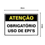 Placa-Uso-Obrigatorio-de-EPIS-20x30cm-em-Poliestireno