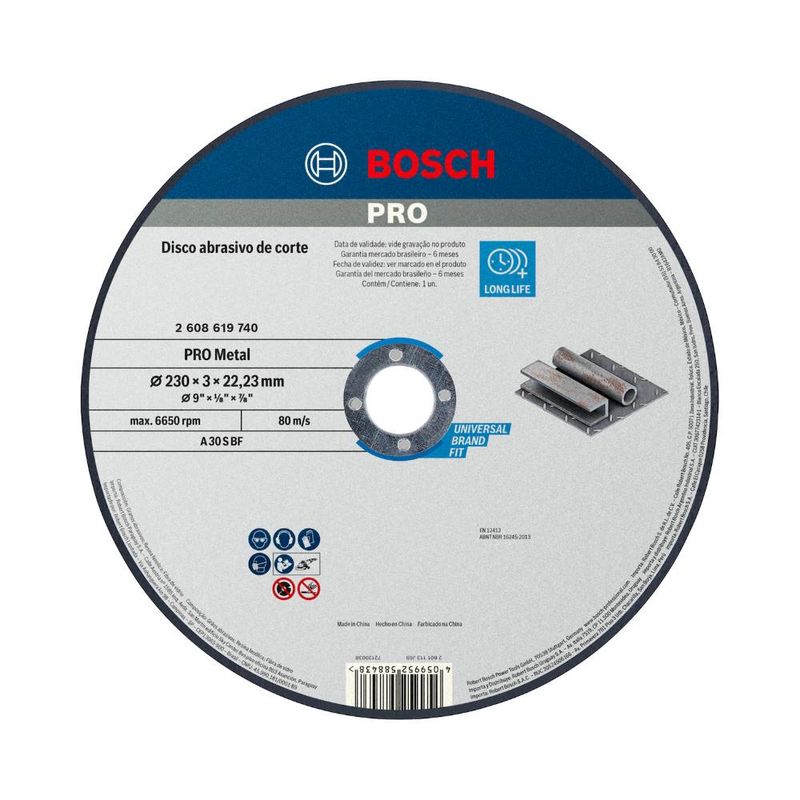 Disco-de-corte-PRO-Metal-230x30mm-Reto-Bosch