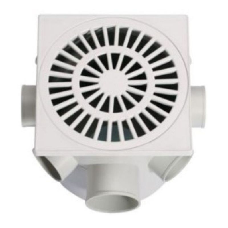 Caixa-Sifonada-com-Grelha-Quadrada-Branca-150-x-150-x-50mm-Luconi