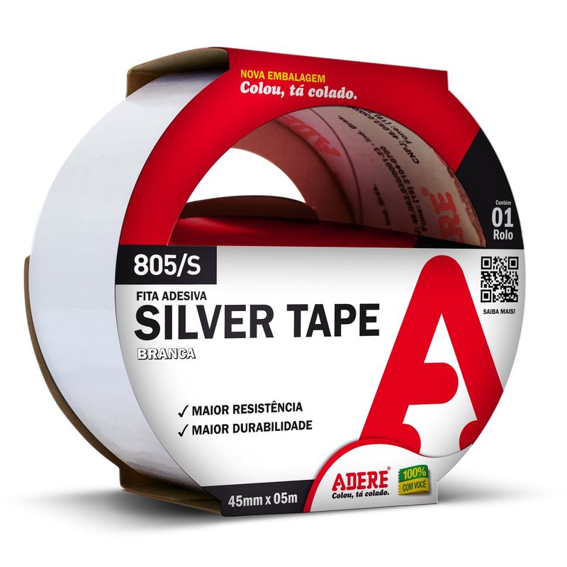 Fita-Silver-Tape-Branco-805s-45mm-x-5m-Adere