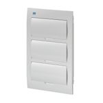 Quadro-PVC-Disjuntor-Embutir-sem-Barramento-para-36-Disjuntores-Branco